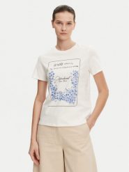 Niebieska Bluzka z Bawełny ze Wzorem Boho Napolea. Niebieskie bluzki damskie Born2be, l, bez wzorów, z bawełny, boho, bez kołnierzyka, bez ramiączek. W wyprzedaży za 31.99 zł.