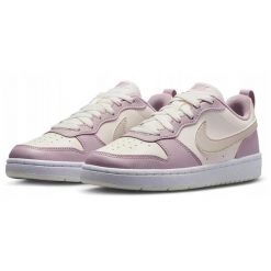 Buty Sportowe Mlodziezowe Nike Court Borough Low Recraft (Gs). Brązowe obuwie sportowe damskie Nike, bez wzorów, bez zapięcia, do biegania, Nike Court. Za 228.80 zł.