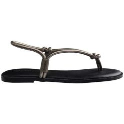 Sandały damskie Havaianas Una Acai. Brązowe sandały damskie Havaianas, bez wzorów, z gumy, bez obcasa, bez zapięcia. Za 213.00 zł.