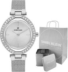 Zegarek Daniel Klein Zegarek damski Daniel Klein AURORA srebrny. Czerwone zegarki damskie Daniel Klein, srebrne. Za 199.00 zł.