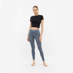 Spodnie termoaktywne damskie Viking Lana Pro z wełną Merino. Szare bielizna sportowa damska Viking, xl, bez wzorów, z wełny. Za 179.90 zł.