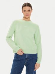 Calvin Klein Jeans Bluza Institutional J20J222548 Zielony Regular Fit. Zielone bluzy damskie Calvin Klein Jeans, xl, bez wzorów, z bawełny, bez ramiączek, bez kaptura. Za 239.99 zł.