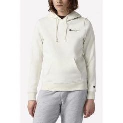 Bluza damska Champion Hooded Sweatshirt kremowa. Brązowe bluzy damskie Champion, l, bez wzorów, sportowe, bez ramiączek, z kapturem. Za 199.00 zł.