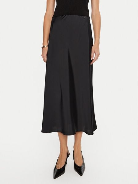 Artigli Spódnica midi ACGO000680 Czarny Regular Fit. Czarne spódnice damskie Artigli, bez wzorów, z syntetyku, midi. Za 219.99 zł.