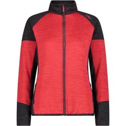 Bluza damska turystyczna CMP 34G2256. Czerwone bluzy damskie CMP, l, bez wzorów, z materiału, bez ramiączek, z kapturem. Za 309.50 zł.