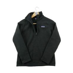 Second life - Męski polarowy sweter dopasowany - Jak nowy. Czarne swetry męskie Patagonia, m, bez wzorów, z jeansu, sportowe, bez kołnierzyka, bez ramiączek. Za 234.96 zł.