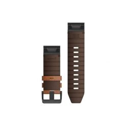 Pasek do zegarka Garmin Quickfit 26. Brązowe zegarki damskie Garmin, z materiału. Za 610.65 zł.