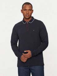 Tommy Hilfiger Sweter MW0MW33168 Granatowy Regular Fit. Niebieskie swetry męskie Tommy Hilfiger, m, bez wzorów, z bawełny, bez kołnierzyka, bez ramiączek. Za 239.99 zł.