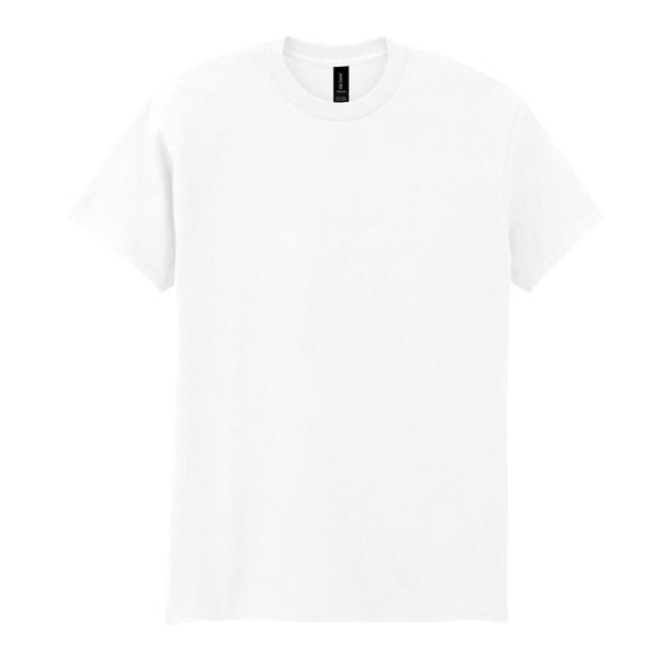 Koszulka DryBlend Unisex Dla Dorosłych. Białe bluzki damskie GILDAN, xl, bez wzorów, sportowe, bez kołnierzyka, bez ramiączek. Za 40.99 zł.