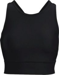 Under Armour Koszulka UA HG Armour Crop Tank 1360848 001. Bluzki damskie Under Armour, bez wzorów, bez kołnierzyka, bez ramiączek. Za 77.64 zł.