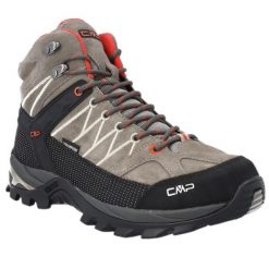 Rigel Mid Trekking Shoes Wp. Brązowe buty sportowe męskie Campagnolo, bez wzorów, ze skóry, bez obcasa, bez zapięcia. Za 399.99 zł.