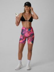 4F Legginsy kolarki dzianinowe damskie - multikolor XS. Legginsy sportowe damskie 4F, s, bez wzorów, z dzianiny. Za 79.99 zł.