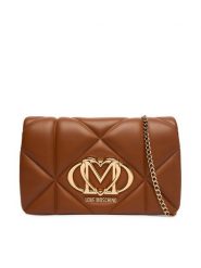 LOVE MOSCHINO Torebka JC4043PP1OLC0200 Brązowy. Brązowe torebki do ręki damskie Love Moschino, bez wzorów, ze skóry, bez dodatków. Za 789.99 zł.