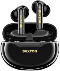 Słuchawki Buxton BUXTON BUXTON BTW-7200 TUYA - Słuchawki Bluetooth douszne czarne. Czarne słuchawki bezprzewodowe Buxton. Za 86.75 zł.