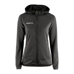 Bluza sportowa damska Craft Extend Full Zip. Szare bluzy damskie Craft, m, bez wzorów, z materiału, sportowe, bez ramiączek, z kapturem. Za 332.00 zł.