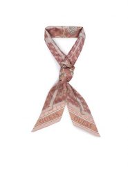 Guess Apaszka AW5681 POL03 Różowy. Czerwone rękawiczki damskie Guess, z aplikacjami, z poliesteru. Za 114.99 zł.