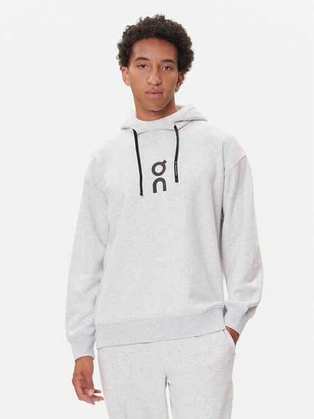 On Bluza Club Hoodie 1ME1003 Szary Relaxed Fit. Szare bluzy męskie On, m, bez wzorów, z bawełny, bez ramiączek, bez kaptura. Za 499.99 zł.