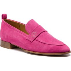 Lordsy GANT - Rose 18573339 Fuchsia G587. Czerwone półbuty damskie GANT, bez wzorów, z materiału, bez obcasa, na płaskiej podeszwie, bez zapięcia. W wyprzedaży za 359.00 zł.