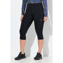 Damskie Legginsy rybaczki stretch szybkoschnące. Czarne legginsy damskie Ulla Popken, bez wzorów, z elastanu. Za 239.99 zł.