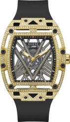 Zegarek Guess Zegarek męski Guess GW0564G1 czarny. Czarne zegarki męskie Guess, z aplikacjami. Za 1,259.00 zł.