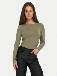 ONLY Bluzka Free Life 15365605 Zielony Regular Fit. Zielone bluzki damskie ONLY, xl, bez wzorów, z syntetyku, bez kołnierzyka, bez ramiączek. Za 119.99 zł.