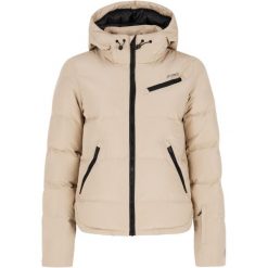 Damska kurtka puchowa Protest Lucid. Brązowe kurtki sportowe damskie Protest, na zimę, bez wzorów, z puchu, bez ramiączek, bez kaptura, narciarskie. Za 809.50 zł.