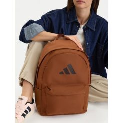 Plecak adidas. Brązowe plecaki męskie Adidas, bez wzorów, sportowe. Za 99.99 zł.