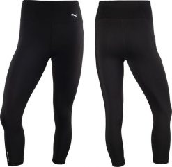 Legginsy damskie Puma 3/4 Train Favorite Forever High Waist czarne 520266 01 XS. Czarne legginsy damskie Puma, bez wzorów. Za 143.98 zł.