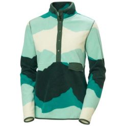 Damska bluza dresowa Helly Hansen Maridalen. Niebieskie bluzy damskie Helly Hansen, bez wzorów, z dresówki, sportowe, bez ramiączek, bez kaptura. Za 432.00 zł.