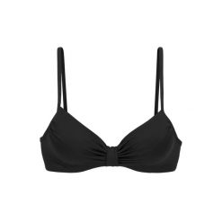 Damski top do kostiumu kąpielowego Lascana Simple. Czarne stroje kąpielowe damskie LASCANA, l, bez wzorów, z materiału. Za 288.10 zł.