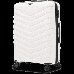 Walizka duża Wings PHOENIX 2.0 polipropylen 28" WHITE. Białe walizki damskie Wings, bez wzorów, z materiału, duże. Za 259.90 zł.