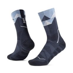 Skarpetki sportowe dla dorosłych Thermonet Crew Socks. Niebieskie skarpetki damskie Buff, bez wzorów, z elastanu. Za 99.99 zł.