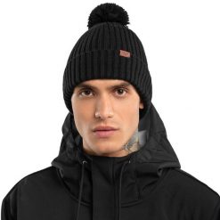 Czapka zimowa z pomponem unisex Nori. Czarne czapki damskie SIROKO, na zimę, bez wzorów, z tkaniny. Za 127.00 zł.