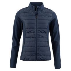 Kurtka jeździecka kompozytowa z pełnym zamkiem BR Equitation Essentials. Niebieskie kurtki męskie BR, xs, bez wzorów, z polaru, eleganckie, bez kaptura. Za 387.50 zł.