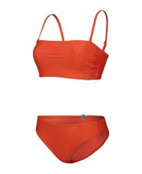 Strój kąpielowy damski dwuczęściowy bikini na basen plażę Arena Stripes. Brązowe stroje kąpielowe damskie ARENA, s, bez wzorów, z elastanu. Za 171.98 zł.