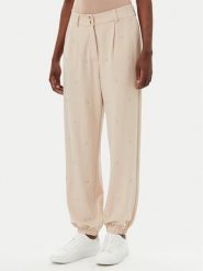Liu Jo Sport Spodnie dresowe TA5193 J5942 Beżowy Relaxed Fit. Brązowe spodnie dresowe damskie Liu Jo Sport, bez wzorów, z bawełny, sportowe. Za 359.99 zł.