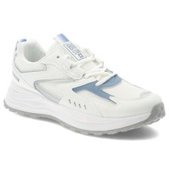 Białe Sneakersy Big Star Sportowe Obuwie Damskie. Białe obuwie sportowe damskie BIG STAR, na wiosnę, bez wzorów, z materiału, bez zapięcia, trekkingowe. Za 169.00 zł.