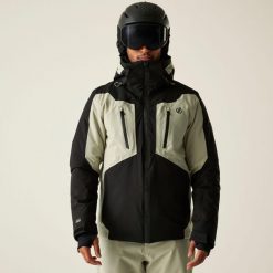 Kurtka narciarska męska z membraną Assimilate Dare 2b. Brązowe kurtki sportowe męskie Dare 2B, na zimę, m, bez wzorów, z tkaniny, bez kaptura, narciarskie. W wyprzedaży za 899.99 zł.