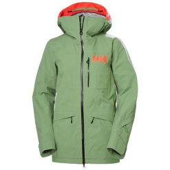 Damska kurtka narciarska Helly Hansen Aurora Infinity Shell. Zielone kurtki sportowe damskie Helly Hansen, na zimę, l, bez wzorów, bez ramiączek, bez kaptura, narciarskie. W wyprzedaży za 2,688.50 zł.