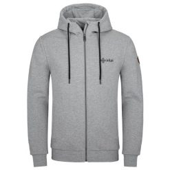 Bluza męska Kilpi LEINES-M. Szare bluzy męskie Kilpi, m, bez wzorów, casualowe, bez ramiączek, bez kaptura. Za 238.99 zł.