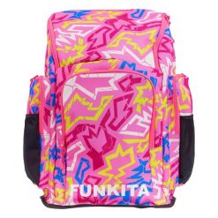 Plecak sportowy szkolny Funkita Rock Star. Czerwone plecaki męskie Funkita, bez wzorów, retro. Za 199.00 zł.
