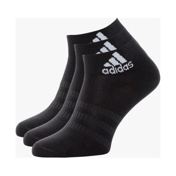 Adidas Skarpety Light Ank 3Pp , czarny, rozmiar S. Czarne skarpetki damskie Adidas, z aplikacjami, z bawełny. Za 39.99 zł.