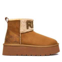 Śniegowce REPLAY. Brązowe śniegowce damskie Replay, bez zapięcia. Za 489.99 zł.