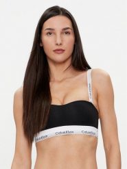 Calvin Klein Underwear Biustonosz bezfiszbinowy 000QF7628E Czarny. Czarne biustonosze Calvin Klein Underwear, bez wzorów, z bawełny. Za 119.99 zł.