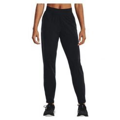 Spodnie dresowe damskie Under Armour OutRun the STORM Pant. Czarne spodnie dresowe damskie Under Armour, bez wzorów, z dresówki, sportowe. Za 249.99 zł.