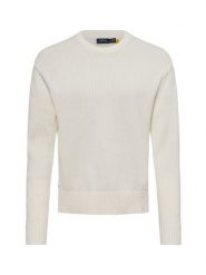 Polo Ralph Lauren Sweter z dzianiny Kobiety Bawełna biały, M. Białe swetry nierozpinane damskie Polo Ralph Lauren, m, bez wzorów, z bawełny, eleganckie, bez kołnierzyka, bez ramiączek. Za 549.95 zł.