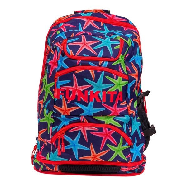 Plecak sportowy FUNKITA Elite Squad Starry Night. Niebieskie plecaki męskie Funkita, bez wzorów, sportowe. Za 299.00 zł.