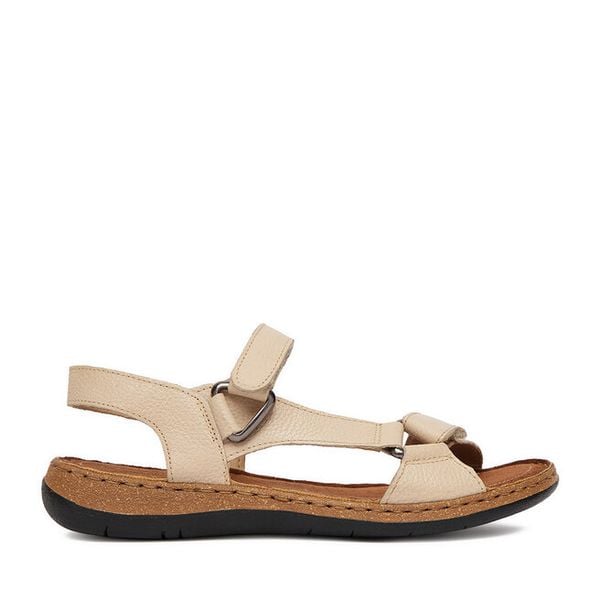 Sandały Go Soft. Brązowe sandały damskie GO SOFT, bez wzorów, bez obcasa, na płaskiej podeszwie, bez zapięcia. Za 179.99 zł.