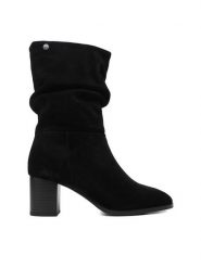 Beverly Hills Polo Club Botki CEO-WI44-BREEZE-01 Czarny. Czarne botki damskie Beverly Hills Polo Club, bez wzorów, ze skóry, bez obcasa, na słupku, bez zapięcia. Za 329.99 zł.