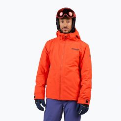 Kurtka narciarska męska Rossignol Rochrun Insulated. Żółte kurtki sportowe męskie Rossignol, na zimę, m, bez wzorów, bez kaptura, narciarskie. W wyprzedaży za 1,418.40 zł.